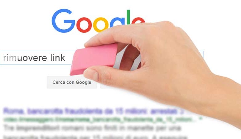 rimozione-link-da-google